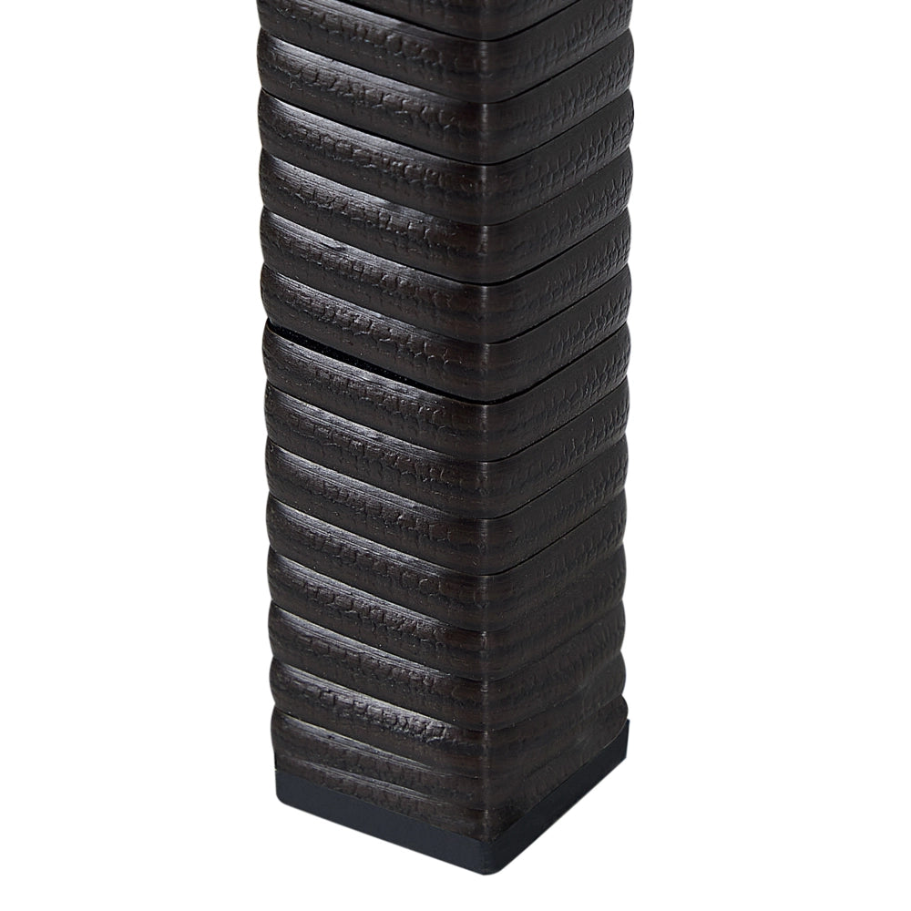 Fioriera da giardino in finto rattan marrone con 3 inserti per interni e per esterni