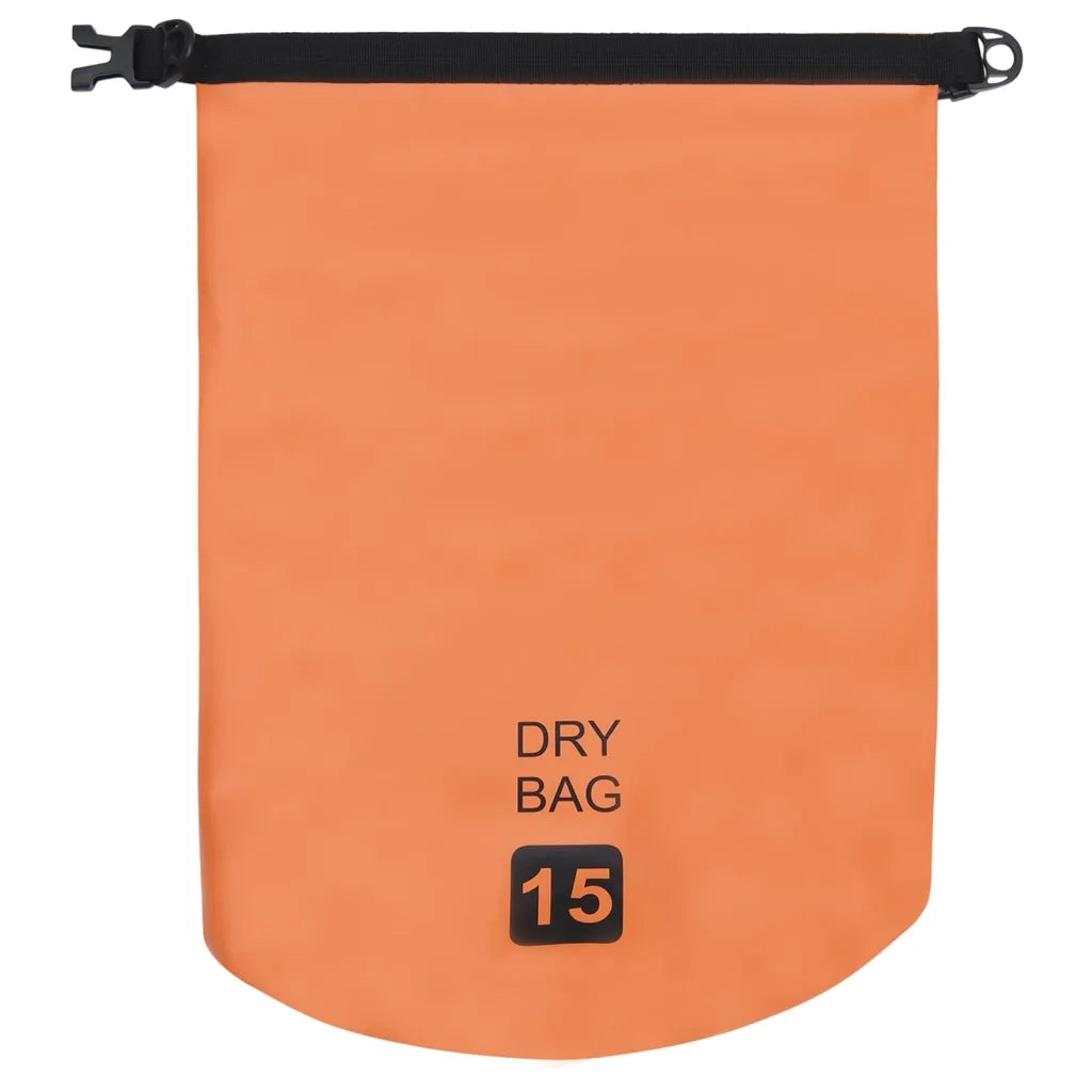 Borsa Impermeabile Arancione 15 L in PVC 92789