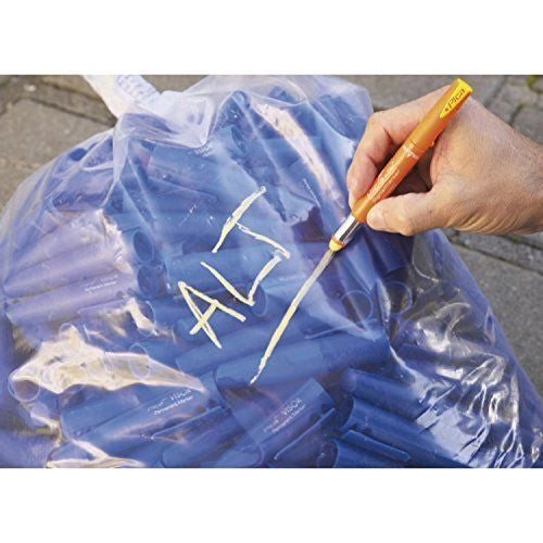Pica A14712010P8080 GEL Signalmarker Marcatore Permanente Gel superfici oleose bagnate arrugginite punta 2-8 mm colore Bianco