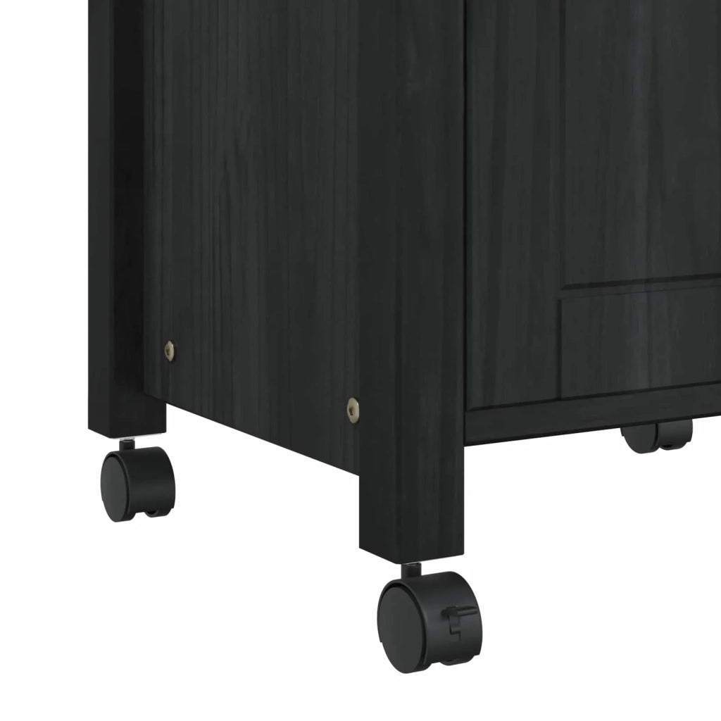Carrello da Cucina MONZA Nero 48 x 40 x 88,5 cm 42027034