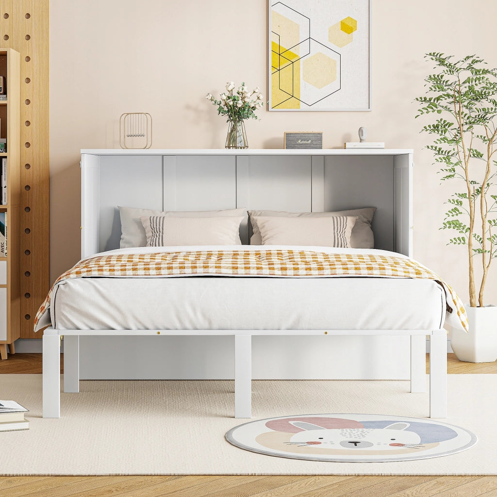 Letto con contenitore - Xylo - 140x200 - Bianco