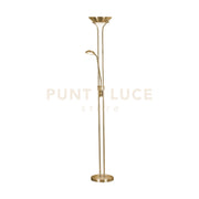Lampada da terra LED dimmerabile Mother & Child - Ottone satinato