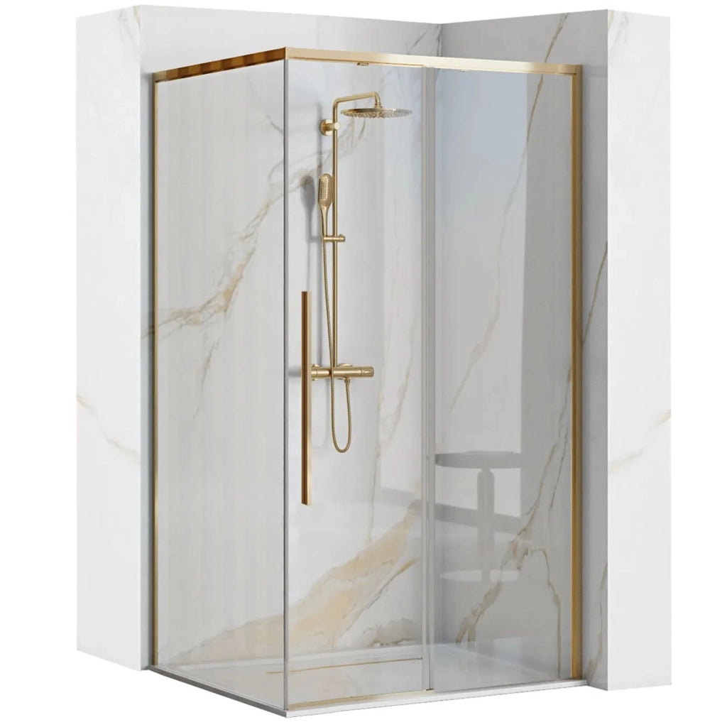 Cabina Doccia Solar Gold 90x90 con piatto doccia Savoy