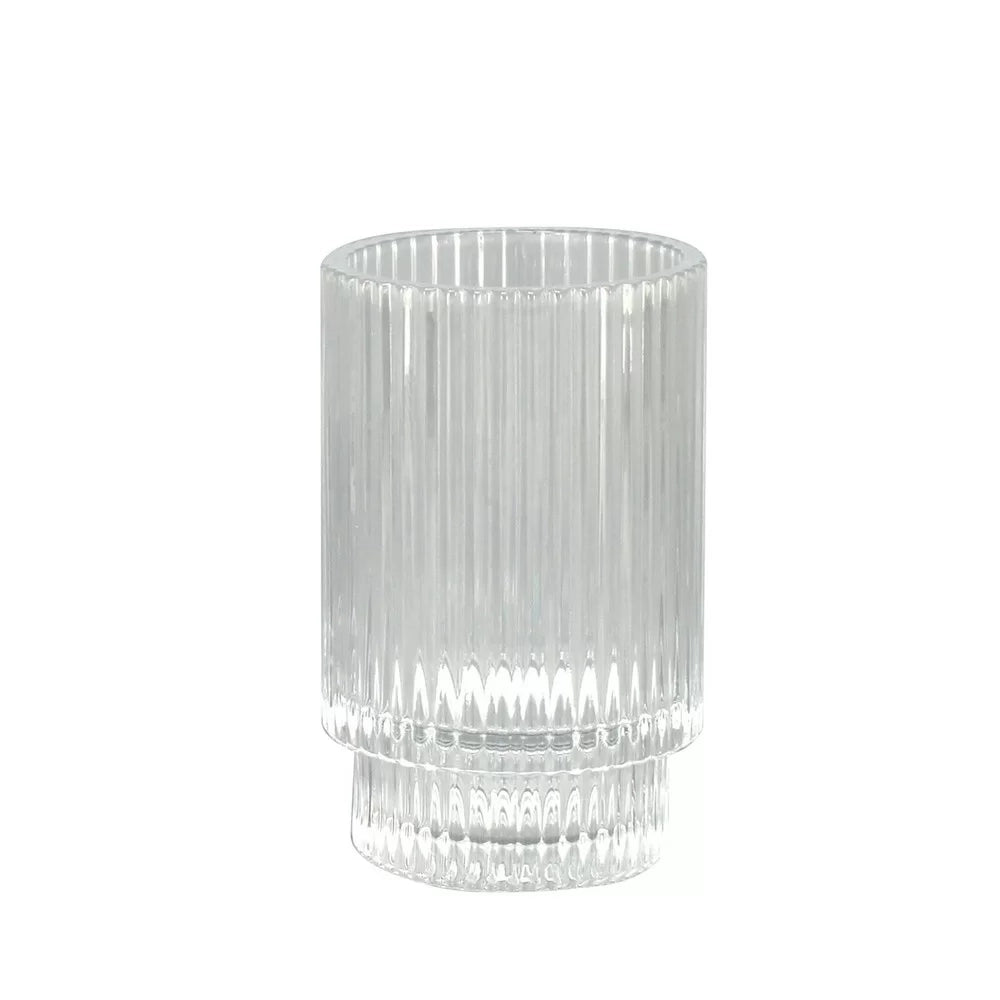 Bicchiere in vetro trasparente - serie Simple