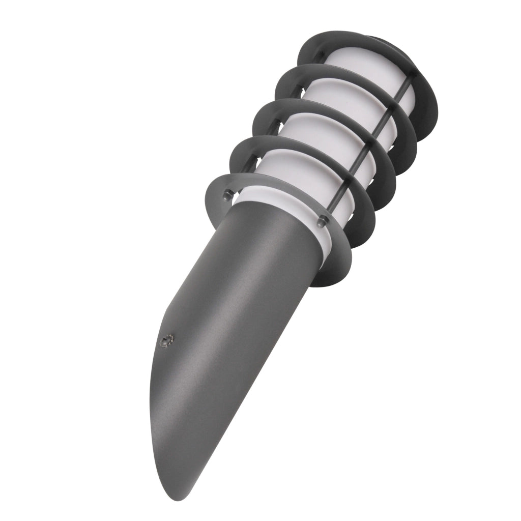 Applique esterno inclinato grigio E27 IP44 Serena Polux