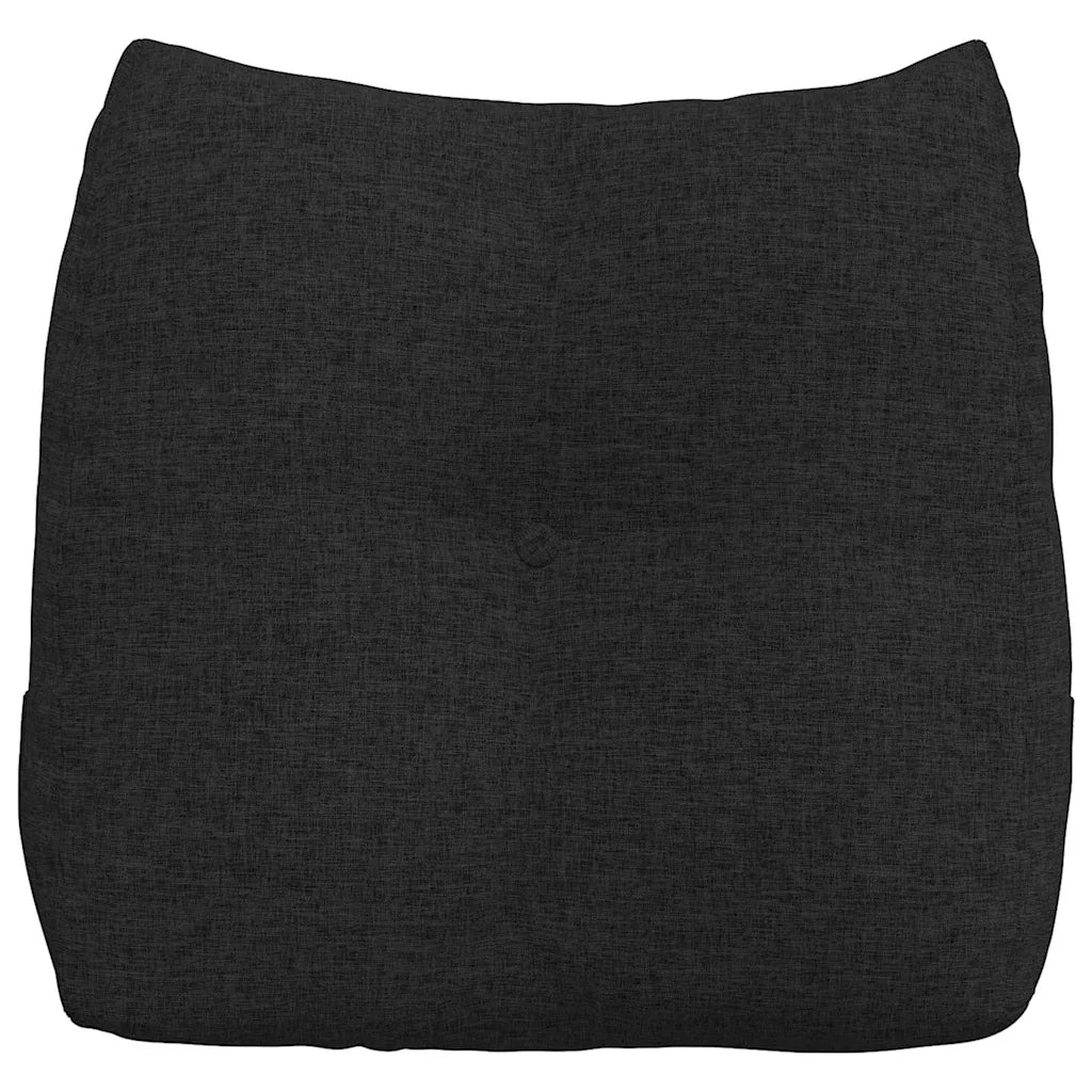 Cuscino per Schiena | Cuscino dorsale Nero 45 x 24 x 50 cm Tessuto