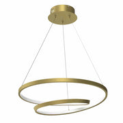 Lampada a sospensione LED oro Lucero Milagro Ø50 48W