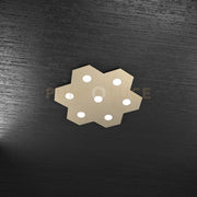 HEXAGON APPLIQUE-PLAFONIERA 7 LUCI SABBIA 1142-7L-SA