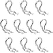 Set di sostituzione per freni 10 pezzi - compatibile con Mega Shimano/Formula - acciaio inossidabile - duraturo - 6,5x5mm - anticorrosione - freno a disco