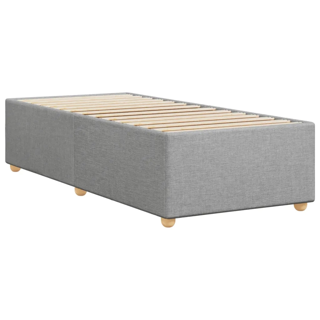 Giroletto senza Materasso Grigio Chiaro 100x200 cm Tessuto 3284708