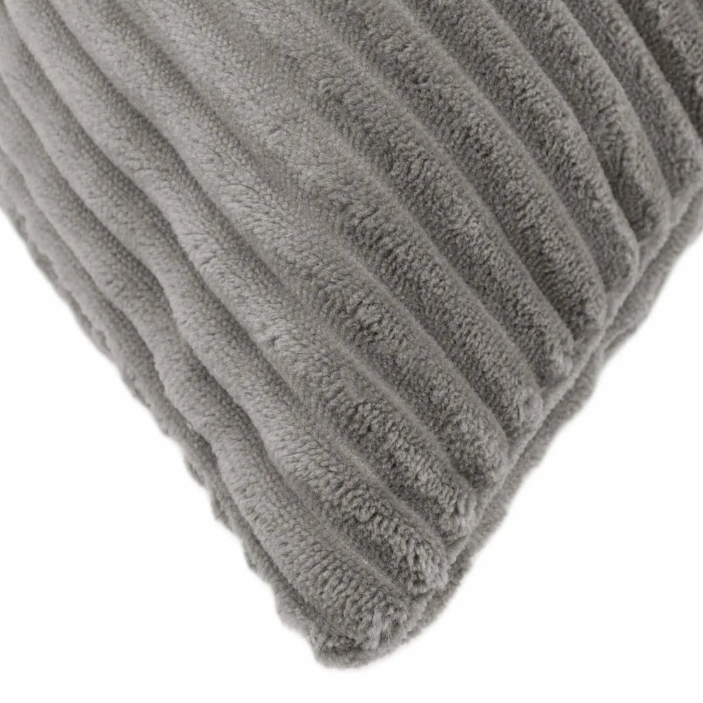 Federa 2 pcs ALMELO Grigio Chiaro 30 x 30 cm corduroy 913861