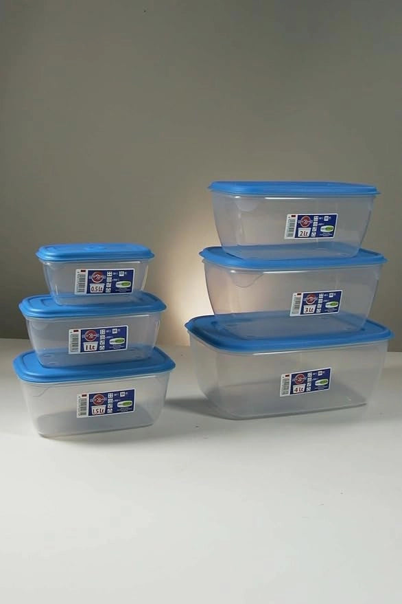 CONTENITORE PER ALIMENTI 'ERMETICI' Mod. Rettangolare, 2 lt - 23x16x11 cm - GIO' STYLE