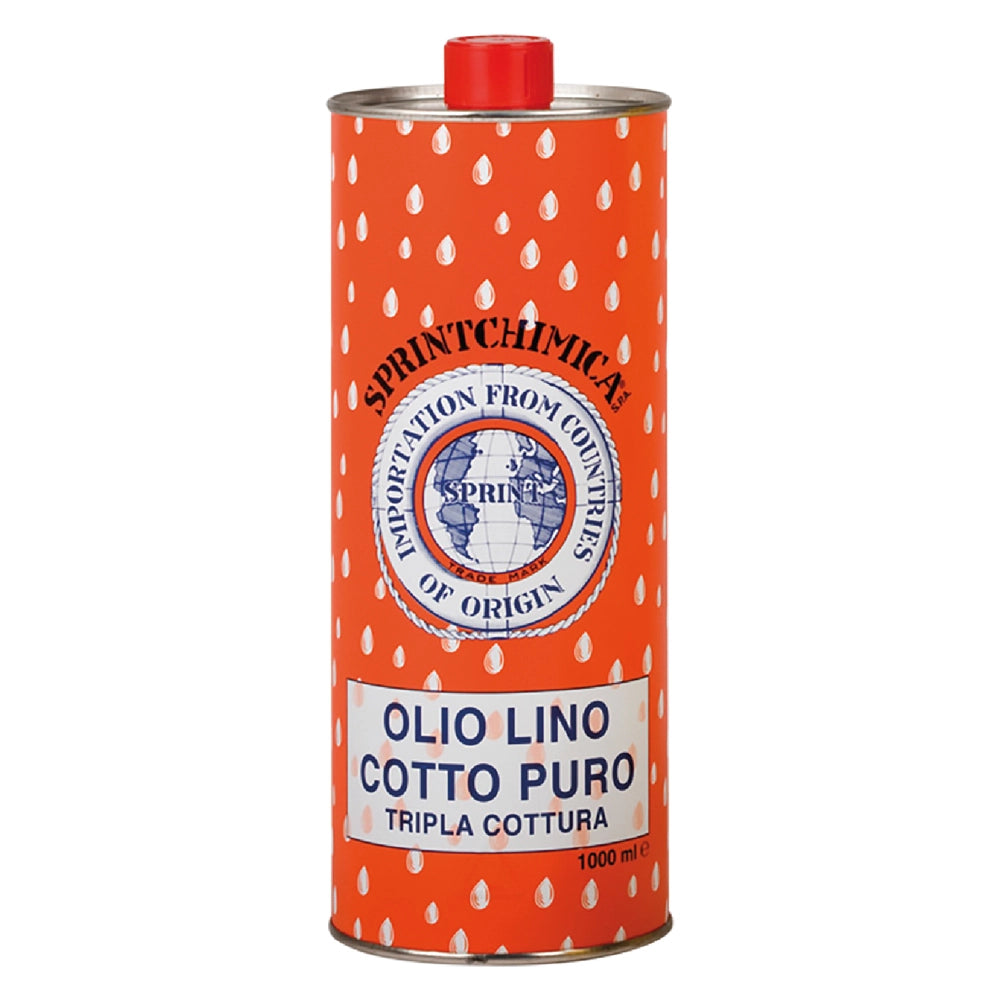 OLIO DI LINO COTTO Lt. 5- 4 pezzi  - SPRINTCHIMICA
