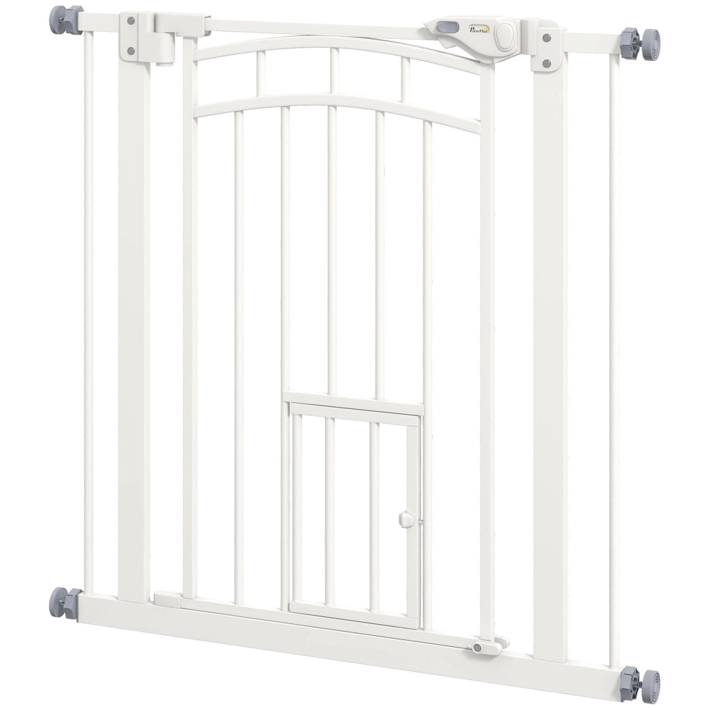 Barriera per animali ¨C zephmum ¨C nero acciaio 74-80 cm