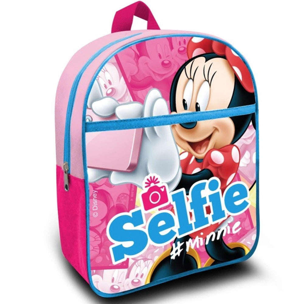 Trade Shop - Zaino Minnie Topolina Disney Colore Rosa Bambini Asilo Tempo Libero Elementari -