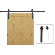 Sistema scorrevole per porte ¨C Minimal ¨C nero acciaio