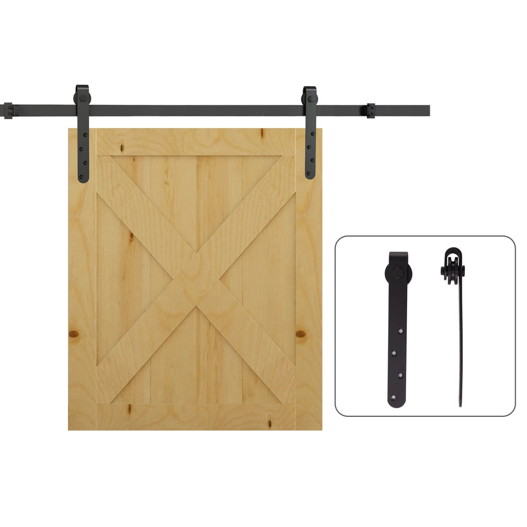 Sistema scorrevole per porte ¨C Minimal ¨C nero acciaio