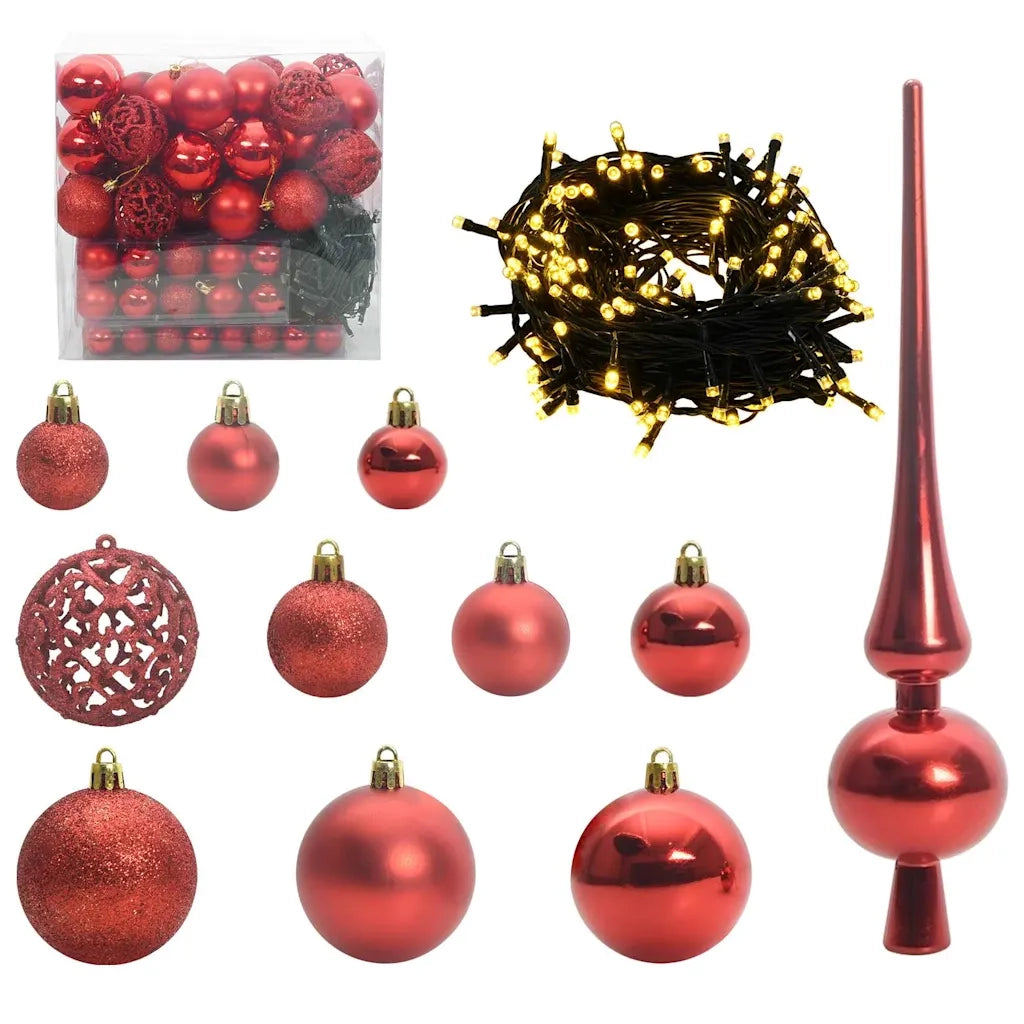 Albero di Natale artificiale con 300 LED Verde 180 cm 3395018