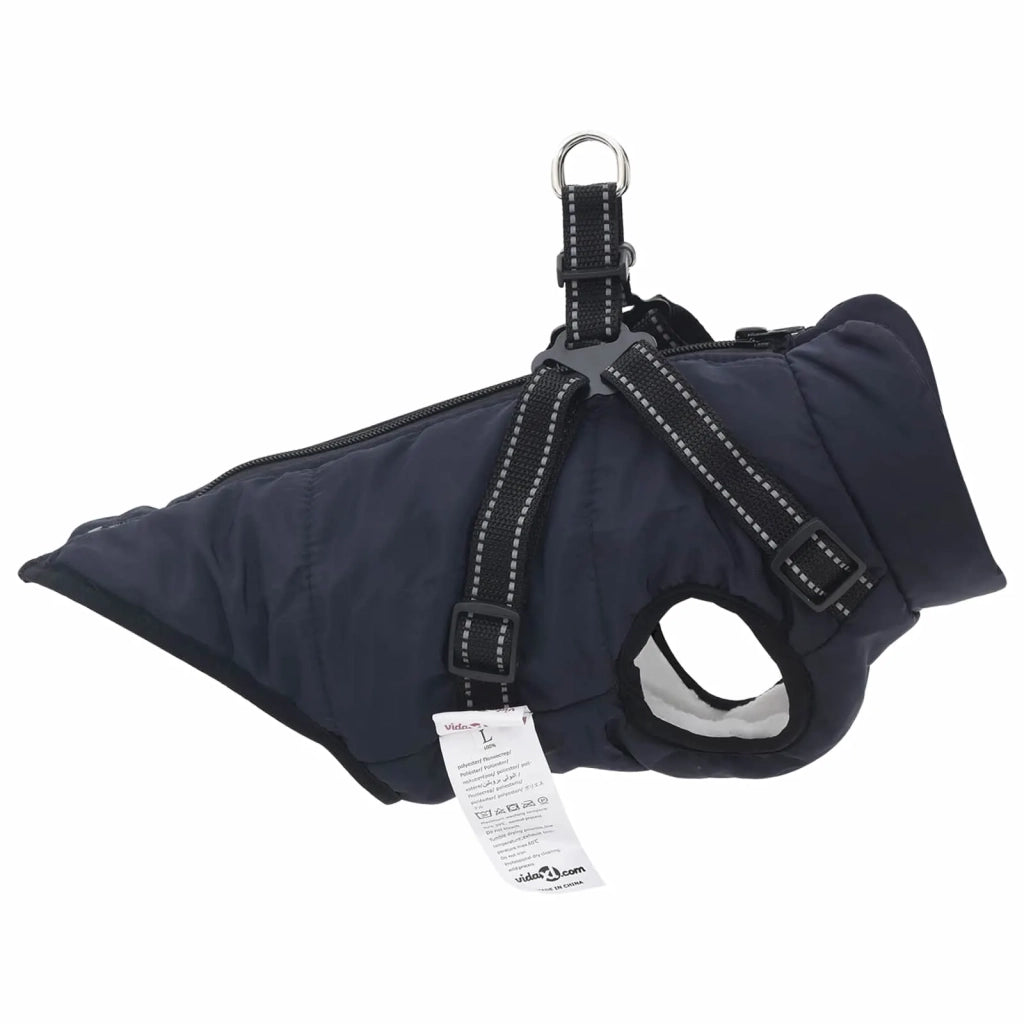 Cappotto per Cani Blu navy L28 Pile e Poliestere 3422539