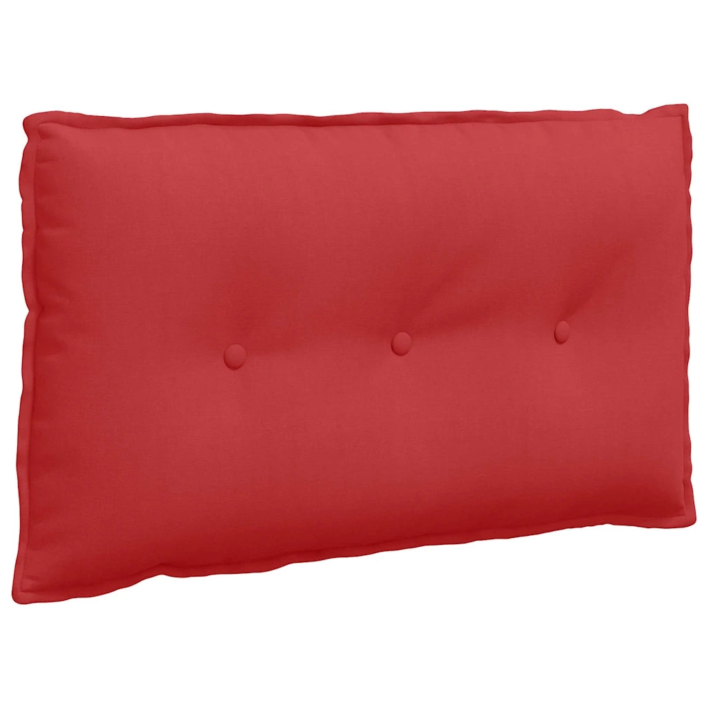 Cuscino per Schiena Rosso 80 x 19 x 50 cm Tessuto 42014713
