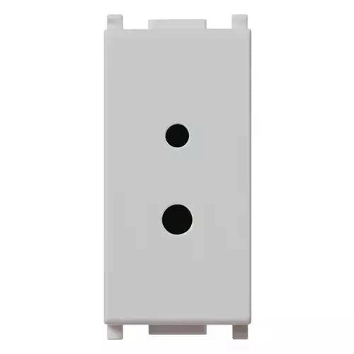 VIMAR PLANA - PRESA POLARIZZATA 2P 6A 24V SELV SILVER