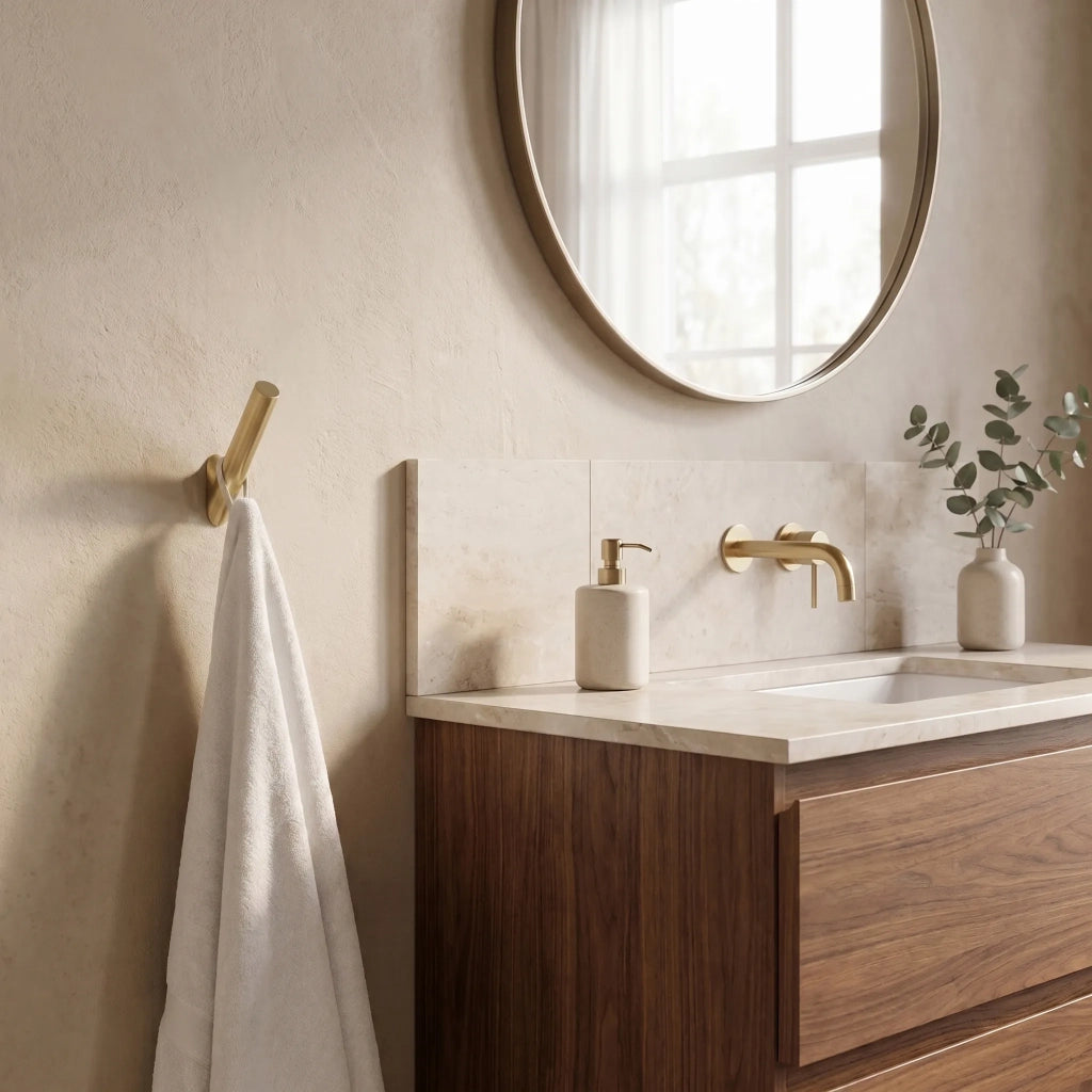 Appendino Da Bagno Will Brush Gold