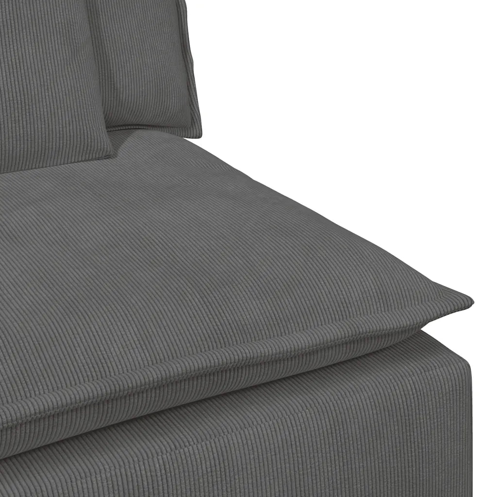 Modulo Terminale Bracciolo Divano Modulare con Cuscini 100 cm 4104408
