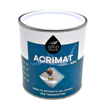 SMALTO PER CALORIFERI ALL'ACQUA 750 ml - Bianco satinato