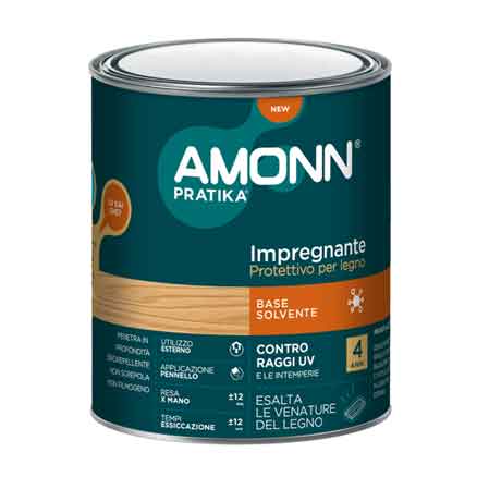 IMPREGNANTE A SOLVENTE AMONN 2,50 lt - Noce - AMONN