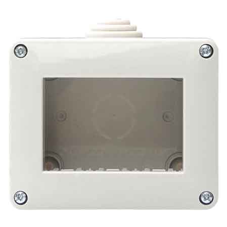 CONTENITORE DA PARETE PER APPARECCHI IP40 'STARLIGHT' 2 Posti - ELETTROIT