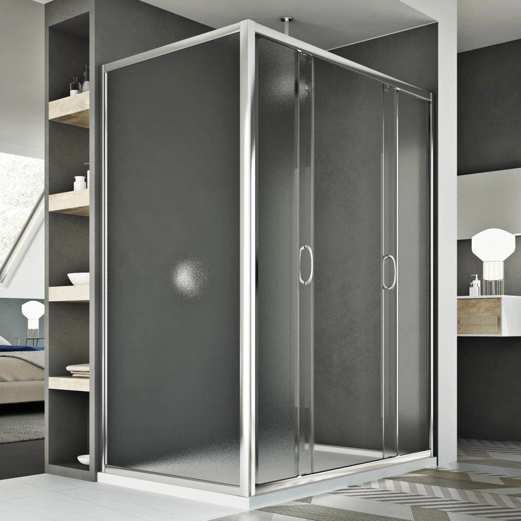 Box Doccia 70x140 CM H185 stampato C mod. Replay Duo 2 Ante