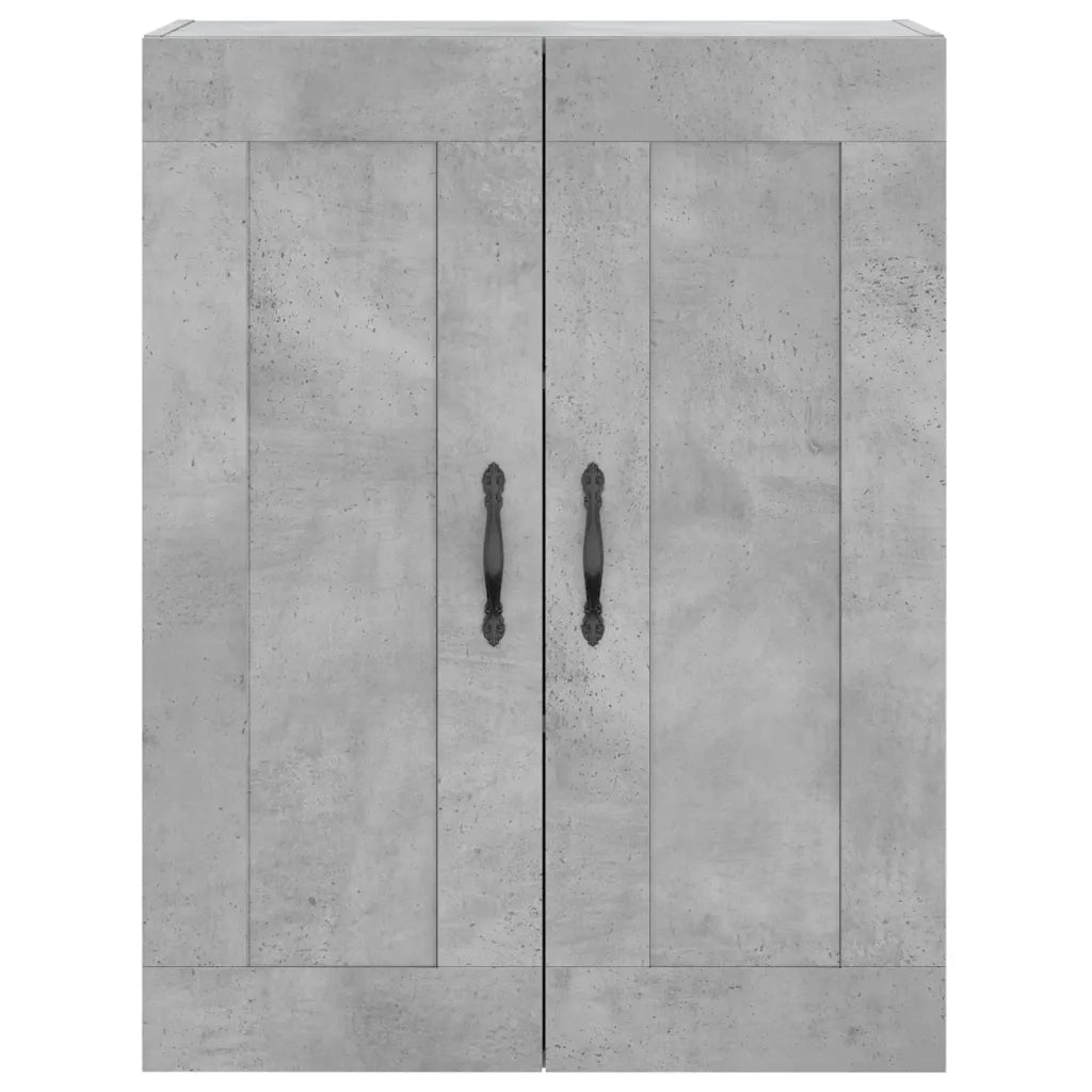 Credenza Grigio Cemento 69,5x34x180 cm in Legno Multistrato 3199717