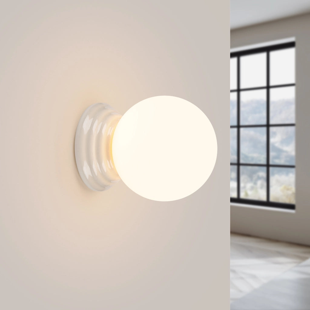 Lampada a parete ZORI bianco IP44