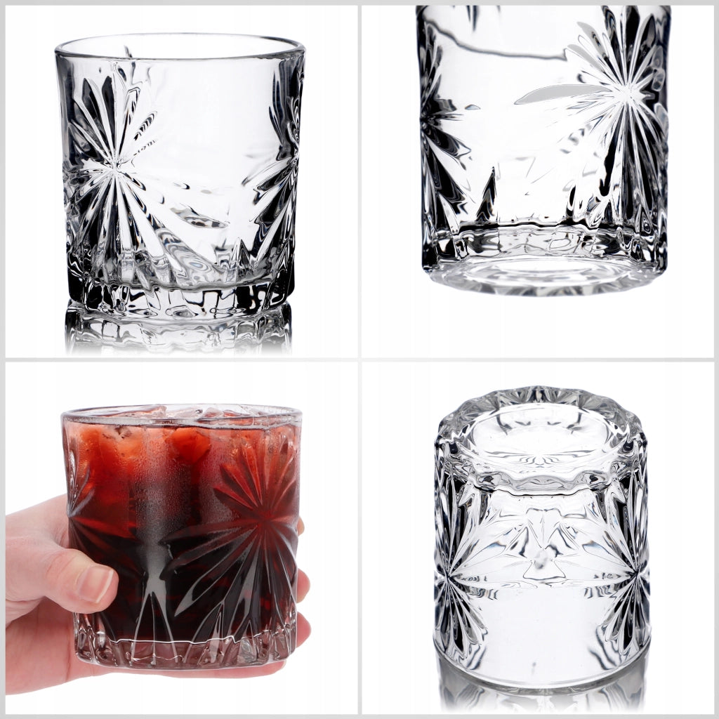 Set di 6 bicchieri da whisky KADAX Literatka da 300 ml