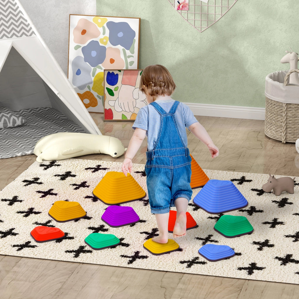 Set 11 Pietre Equilibrio Impilabili ¨C Xylo ¨C Antiscivolo per Interno/Esterno
