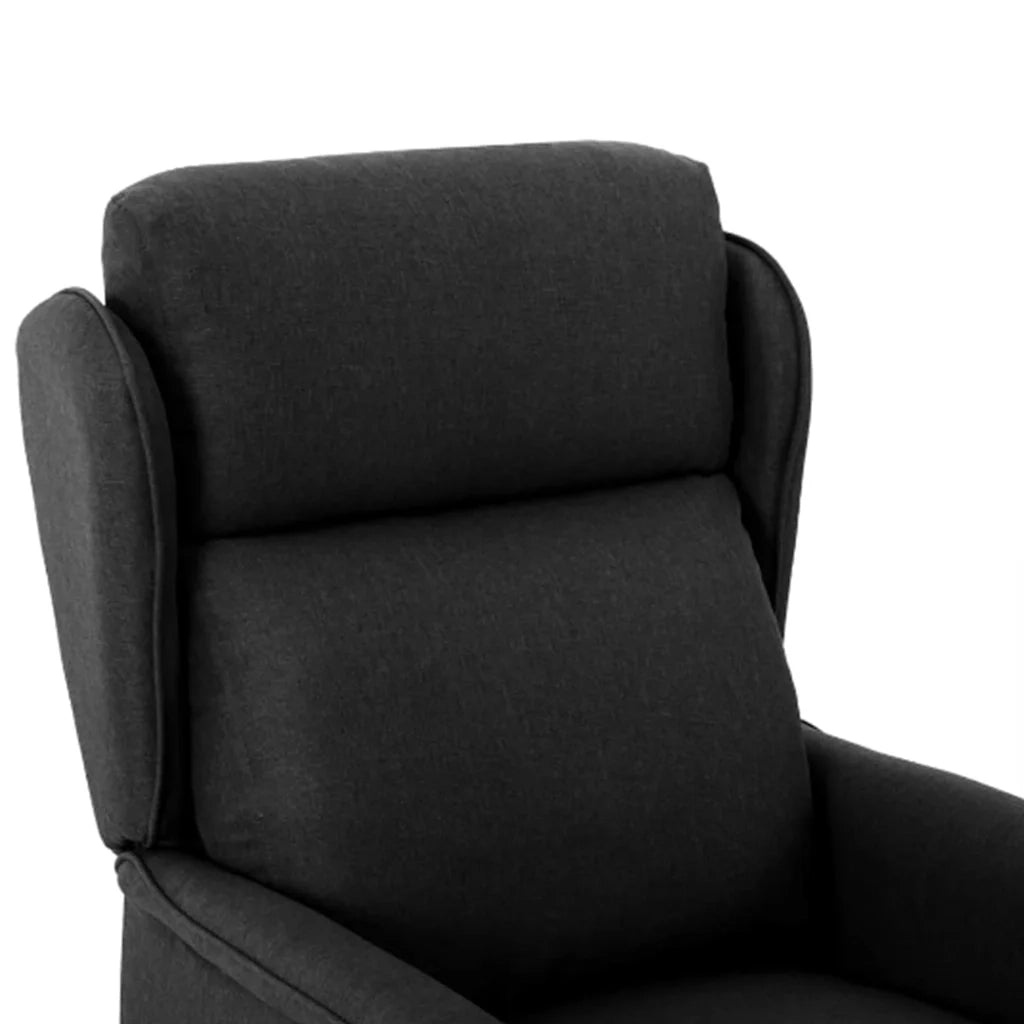 Poltrona reclinabile Nero 66.5 x 94 x 101.5 cm Poliestere