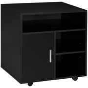 Mobile con ruote ¨C Xylo ¨C Nero 60x50x65,5 cm