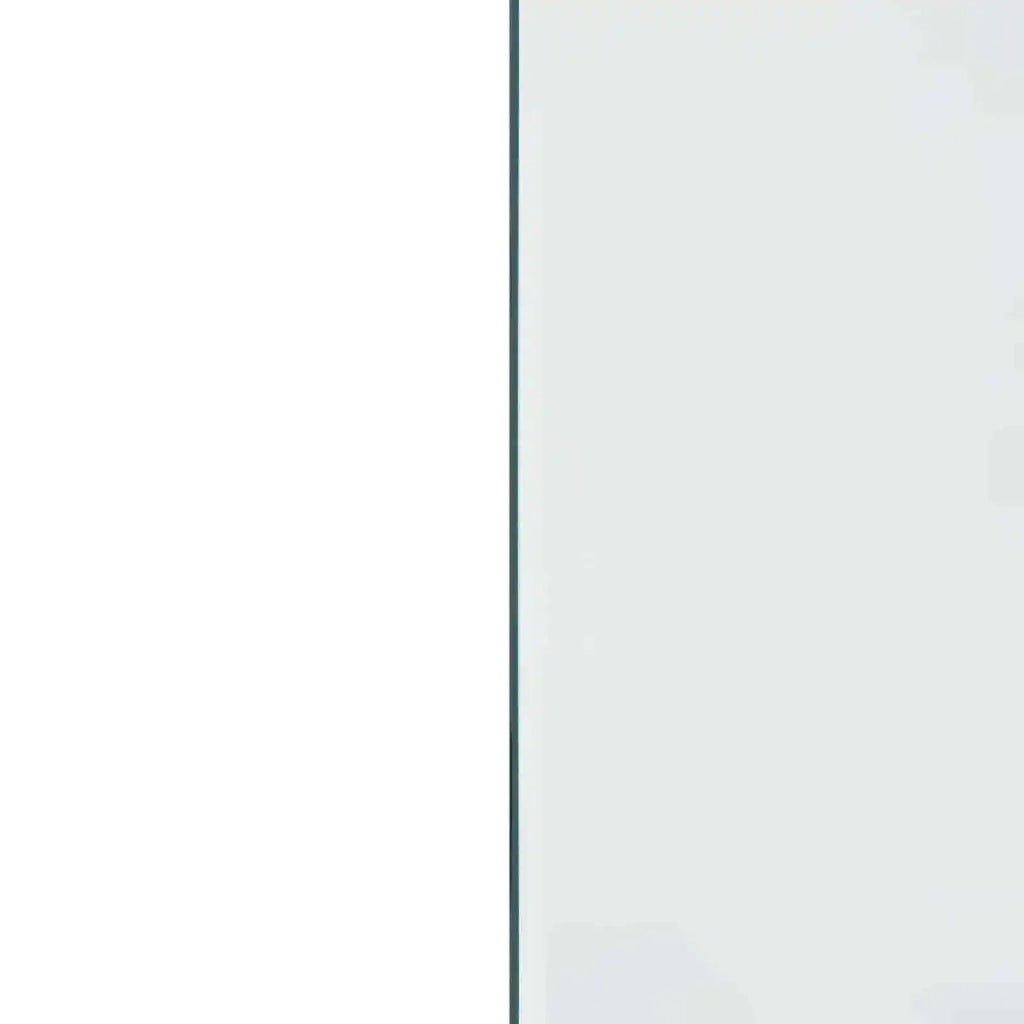 Piastra in vetro per camino Trasparente 100 x 60 cm Vetro