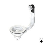 PILETTA 114 MM PER LAVELLO CON FORO 90 MM COLOR- Bianco- DH- pezzi 1