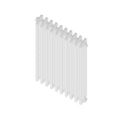 RADIATORE TUBOLARE ARDESIA 3 COLONNE H656- 5 Elementi- CORDI- pezzi 1