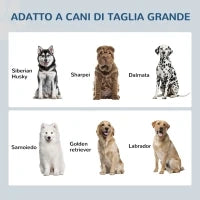 Ciotole per Cani Rialzate in Acciaio Inox e Legno con Cassetto, 60x30x36cm, Marrone