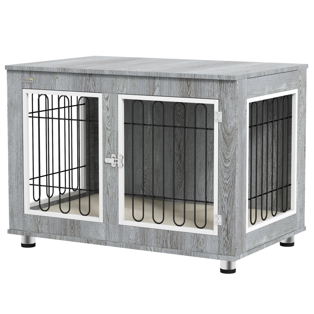 Cuccia per cani lavabile con cuscino ¨C zephmum ¨C 90x58x65 cm grigio