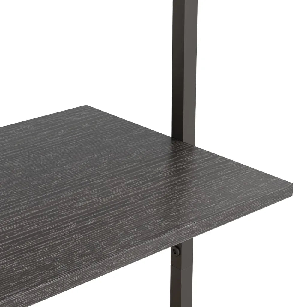 Scaffale Pendente a 3 Livelli Nero 64x35x120,5 cm 336381