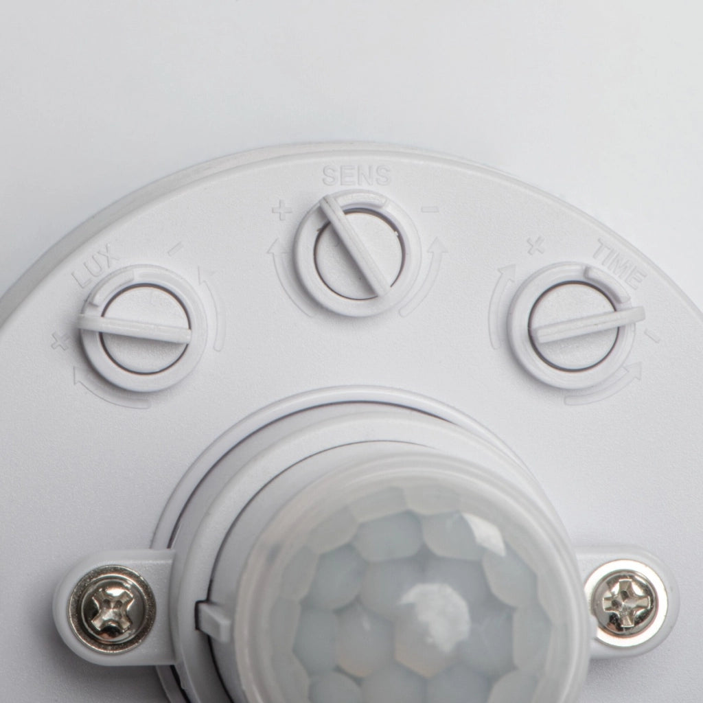 Plafoniera LED moderna tonda bianca PIR 17W Kanlux Fogler