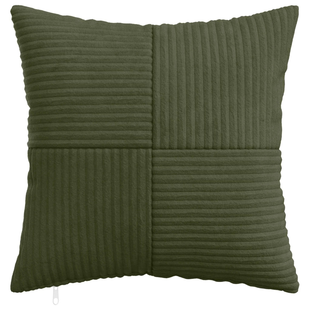 Federa 2 pcs ALMELO Verde 35 x 35 cm corduroy 914073