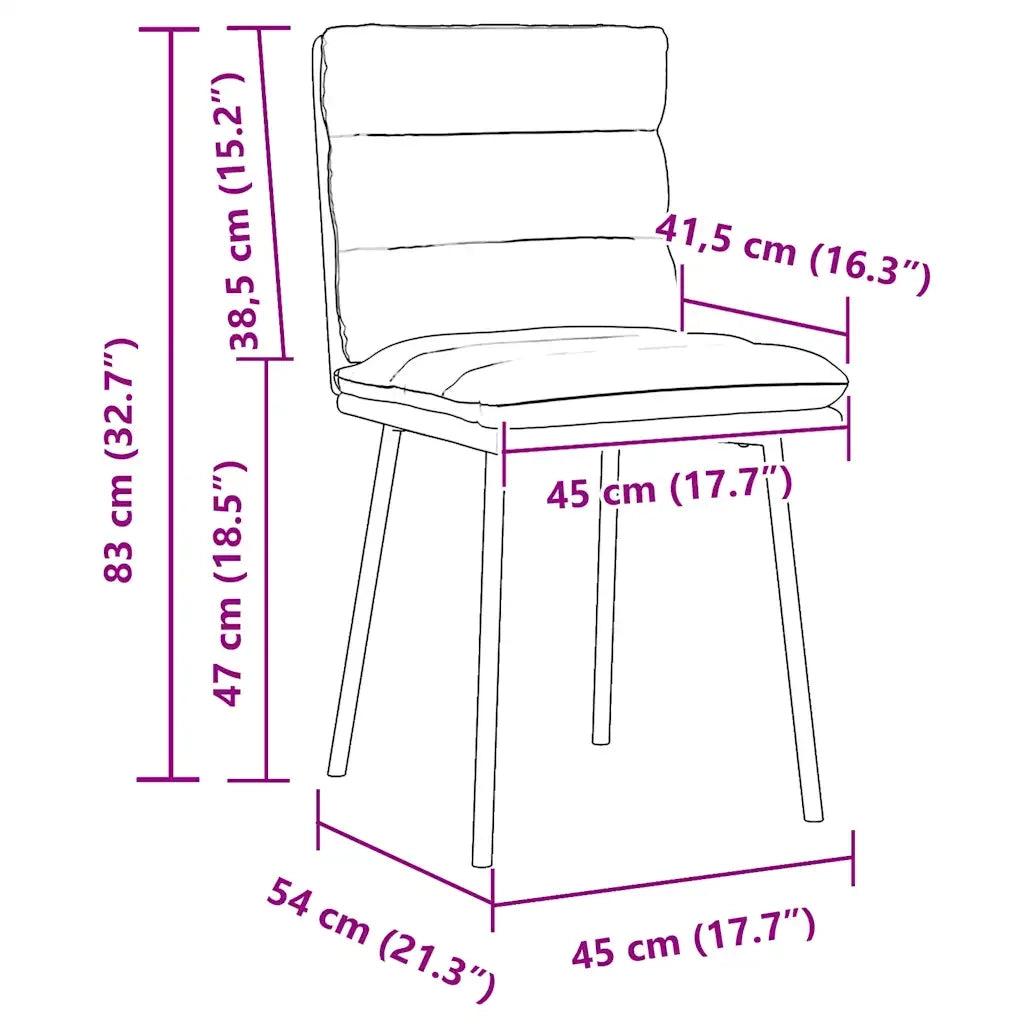 Sedie da Pranzo 6 pz Grigio Chiaro in Velluto 3315652