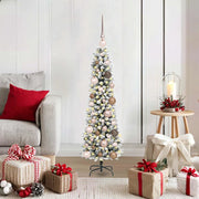 Albero di Natale artificiale con 150 LED Bianco 120 cm 3396079