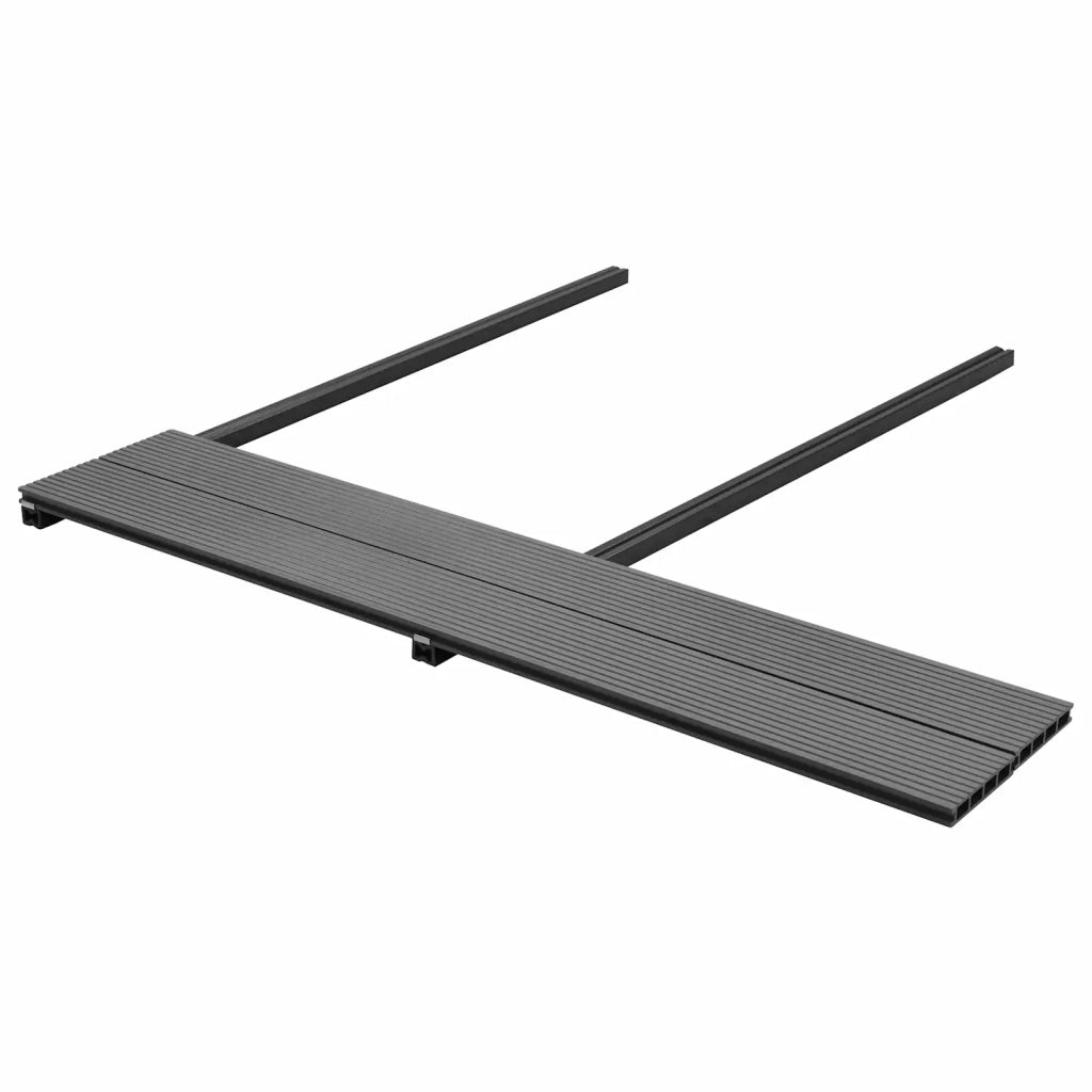Pavimento da Deck 4 pcs Grigio WPC 42046664