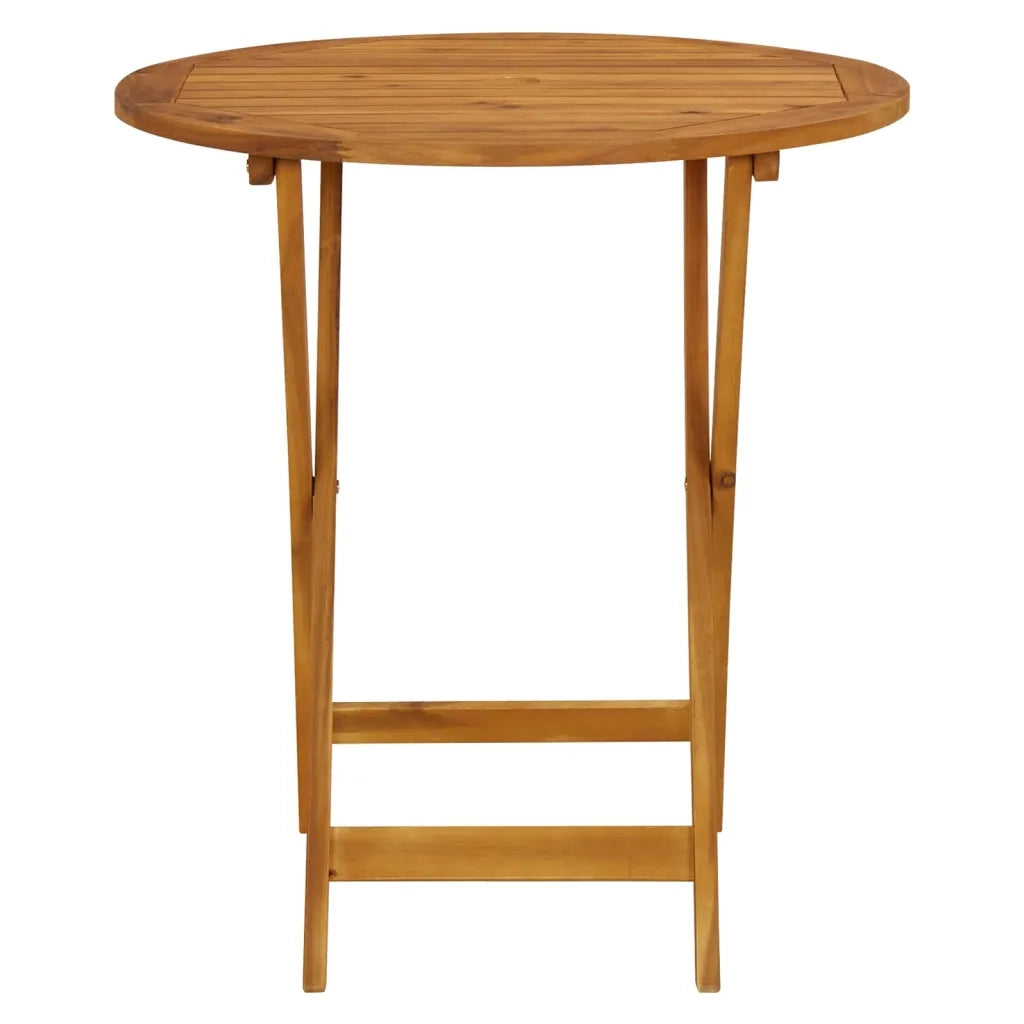 Set da Bistrot 3 pz Nero in Polyrattan e Legno Massello 3281850