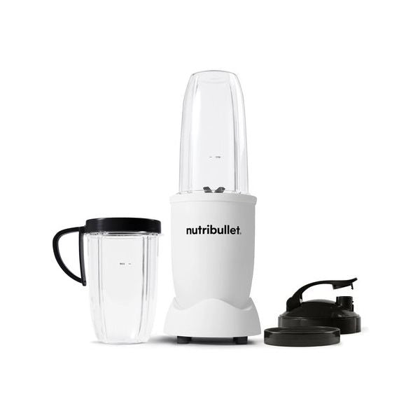 Nutribullet pro – frullatore compatto e potente, estrattore di nutrienti, smoothie maker, 900w, bianco opaco (nb907maw)